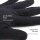 HYGOSTAR unisex Arbeitshandschuhe Nero schwarz Größe 7, 12 Paar