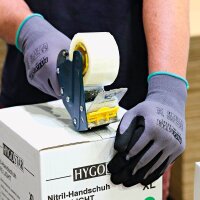 HYGOSTAR unisex Arbeitshandschuhe Ergo Flex grau Größe 10, 12 Paar