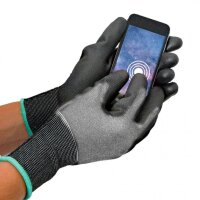 HYGOSTAR unisex Arbeitshandschuhe Cut Safe Touch grau...