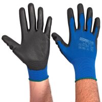 HYGOSTAR unisex Arbeitshandschuhe Ultra Light blau...