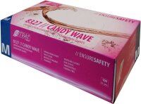 NITRAS MEDICAL unisex Einmalhandschuhe CANDY WAVE pink Größe M, 100 St.