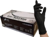NITRAS MEDICAL unisex Einmalhandschuhe BLACK WAVE schwarz...