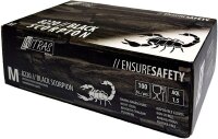 NITRAS MEDICAL unisex Einmalhandschuhe BLACK SCORPION schwarz Größe M, 100 St.