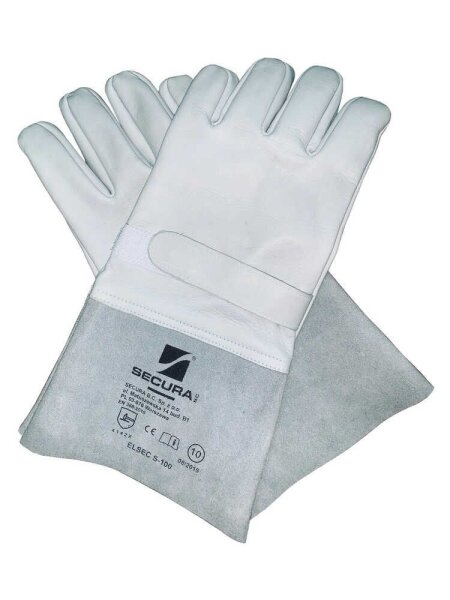 EICHNER unisex Rindvolllederhandschuhe grau Größe 11, 1 Paar