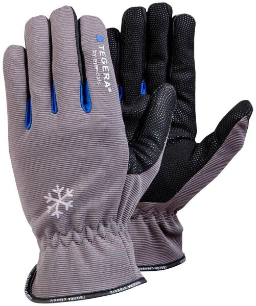 TEGERA® unisex Arbeitshandschuhe 417 grau Größe 2XL, 1 Paar