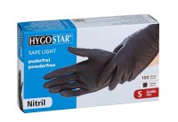 HYGOSTAR unisex Einmalhandschuhe SAFE LIGHT schwarz...