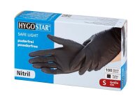 HYGOSTAR unisex Einmalhandschuhe SAFE LIGHT schwarz...