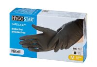 HYGOSTAR unisex Einmalhandschuhe SAFE LIGHT schwarz...