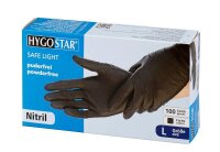 HYGOSTAR unisex Einmalhandschuhe SAFE LIGHT schwarz...