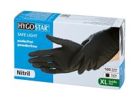 HYGOSTAR unisex Einmalhandschuhe SAFE LIGHT schwarz...