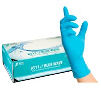NITRAS MEDICAL unisex Einmalhandschuhe BLUE WAVE blau...