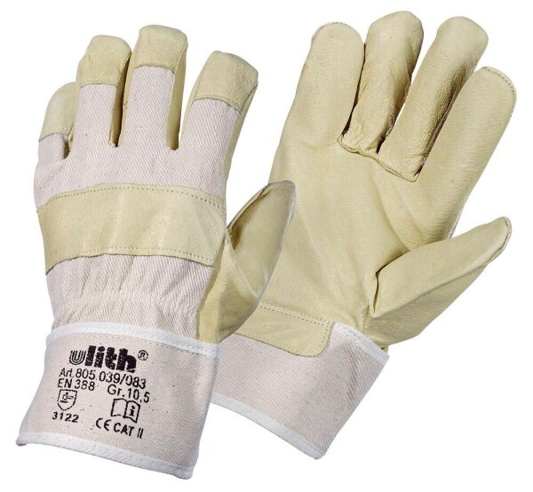 Ulith unisex Arbeitshandschuhe grün Einheitsgröße, 1 Paar