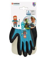 GARDENA unisex Gartenhandschuhe Kinder blau...
