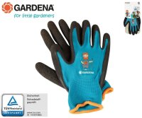 GARDENA unisex Gartenhandschuhe Kinder blau Größe Gr.3 (6-10 kg), 1 St.