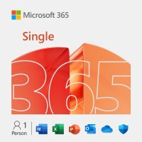 MICROSOFT 365 Single (Office-Apps inkl. Copilot-KI und 1TB Cloudspeicher)