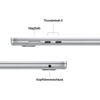 Apple MacBook Air 2025 38,9 cm (15,3 Zoll), 16 GB RAM, 256 GB SSD, Apple M4