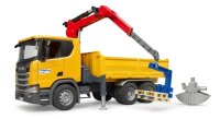 bruder Scania Super 560R Baustellen-LKW mit Kran 03551 Spielzeugauto