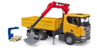 bruder Scania Super 560R Baustellen-LKW mit Kran 03551 Spielzeugauto