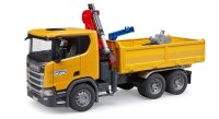 bruder Scania Super 560R Baustellen-LKW mit Kran 03551 Spielzeugauto