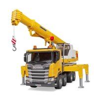 bruder Scania Super 560R Baustellen-LKW mit Kran 03551 Spielzeugauto