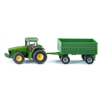 siku Traktor John Deere mit Anhänger 1953 Spielzeugauto