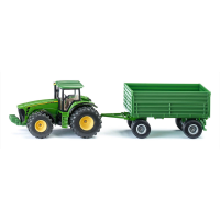 siku Traktor John Deere mit Anhänger 1953 Spielzeugauto