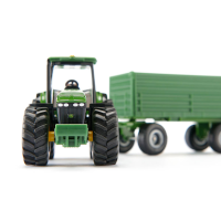 siku Traktor John Deere mit Anhänger 1953 Spielzeugauto