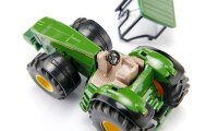 siku Traktor John Deere mit Anhänger 1953 Spielzeugauto