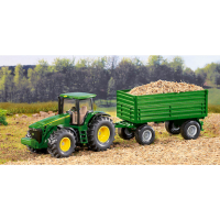 siku Traktor John Deere mit Anhänger 1953 Spielzeugauto