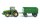 siku Traktor John Deere mit Anhänger 1953 Spielzeugauto