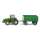 siku Traktor John Deere mit Anhänger 1953 Spielzeugauto