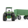 siku Traktor John Deere mit Anhänger 1953 Spielzeugauto