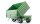 siku Traktor John Deere mit Anhänger 1953 Spielzeugauto