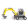 siku Mobilbagger Wacker Neuson EW65 3560 Spielzeugauto