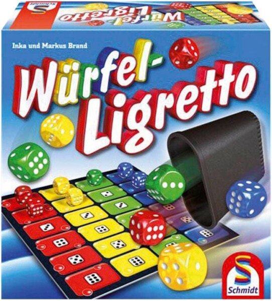 Schmidt Würfel-Ligretto Würfelspiel, 1 St.