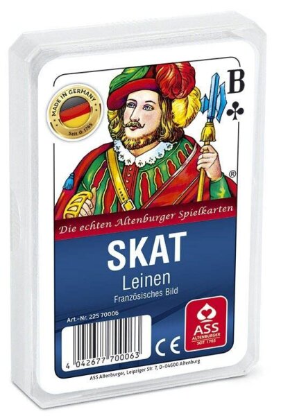 ASS ALTENBURGER SKAT Leinen Kartenspiel