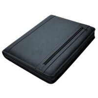 Alassio Ringbuchmappe CESENA Leder DIN A4 schwarz