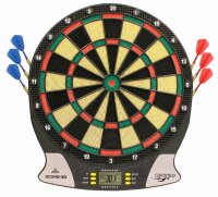 carromco Dartscheibe mit Darts Score 301 schwarz