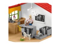 Schleich® Farm World 42502 Tierarzt-Praxis mit Haustieren Spielfiguren-Set