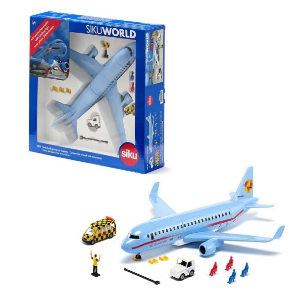 siku 5402 Verkehrsflugzeug Spielfiguren-Set