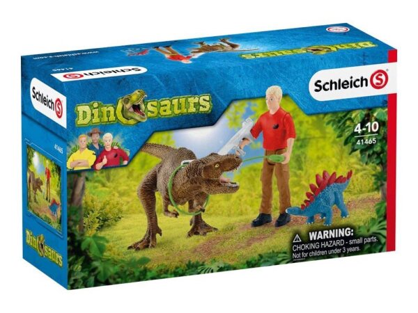 Schleich® Dinosaurs 41465 Tyrannosaurus Rex Angriff Spielfiguren-Set