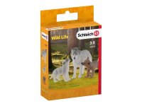 Schleich® Wild Life 42472 Wolfsmutter mit Welpen...