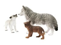 Schleich® Wild Life 42472 Wolfsmutter mit Welpen...