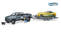 bruder RAM 2500 Power Wagon und Roadster Racing Team 2504...