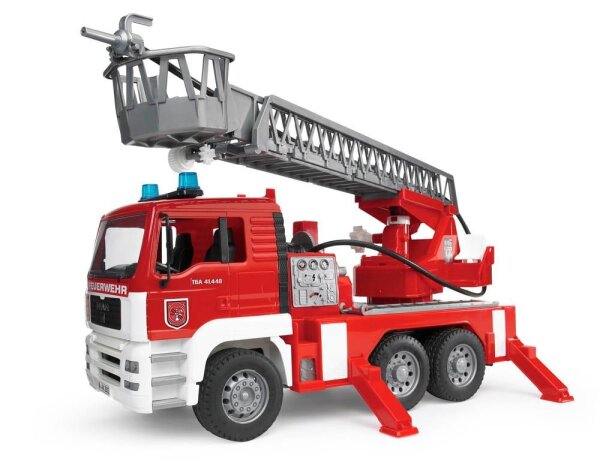 bruder MAN Feuerwehrauto mit Drehleiter 2771 Spielzeugauto
