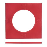 relaxdays Dartboard-Surround dunkelrot