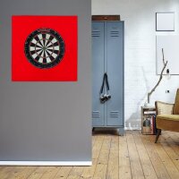 relaxdays Dartboard-Surround rot
