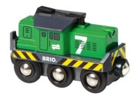 BRIO® Batterie-Frachtlok 33214 Spielzeugeisenbahnen