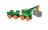 BRIO® Clever Crane Wagon 33698 Spielzeugeisenbahnen
