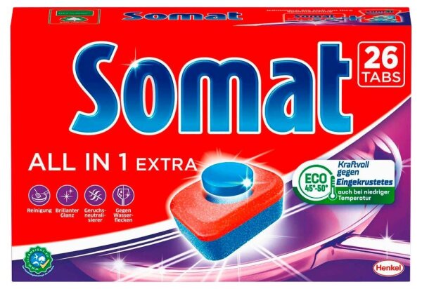 Somat ALL IN 1 EXTRA Spülmaschinentabs 26 St.